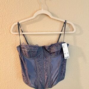 Urban Outfitters Lace Bustier Top